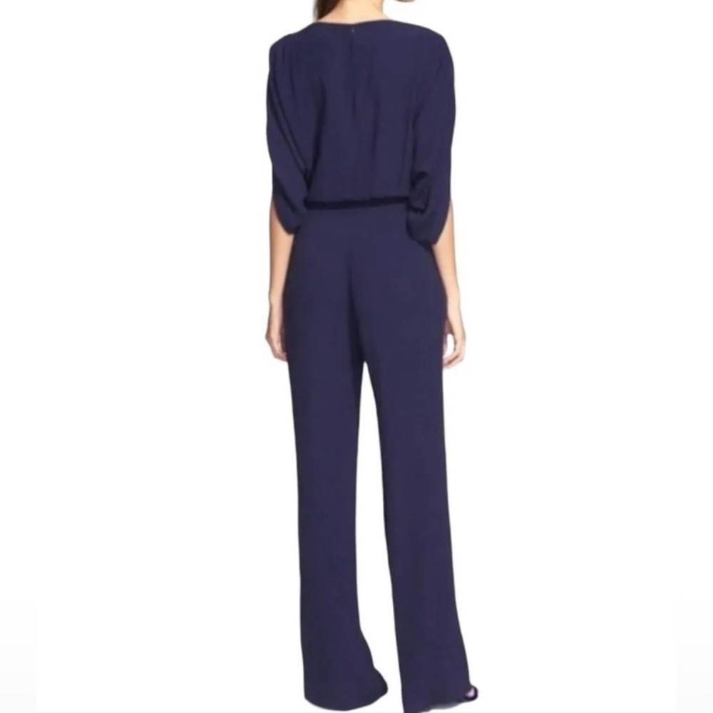 Diane Von Furstenberg Dezi Jumpsuit Cobalt Blue One Piece Size 4 - Picture 3 of 14